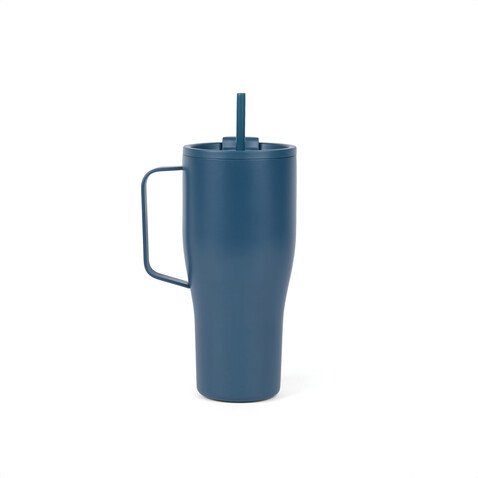 VINGA Eos Voyager 800ml Flasche aus RCS rec. Stainless-Steel navy blau, navy blau bedrucken, Art.-Nr. V4320405