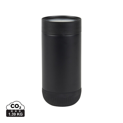 VINGA Erie 350ml Becher aus RCS rec. Stainless-Steel schwarz, schwarz bedrucken, Art.-Nr. V4321001