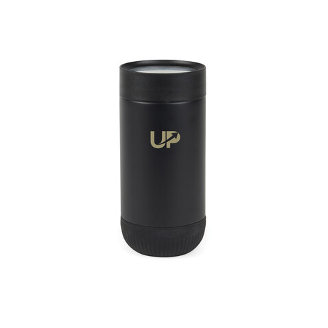 VINGA Erie 350ml Becher aus RCS rec. Stainless-Steel schwarz, schwarz bedrucken, Art.-Nr. V4321001
