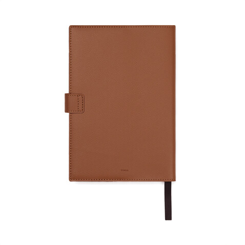 VINGA Timo Notizbuch aus RCS recyceltem rPET braun bedrucken, Art.-Nr. V7730009 VINGA Timo Notizbuch aus RCS recyceltem rPET braun bedrucken, Art.-Nr. V7730009