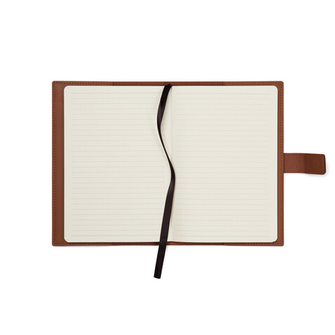 VINGA Timo Notizbuch aus RCS recyceltem rPET braun bedrucken, Art.-Nr. V7730009 VINGA Timo Notizbuch aus RCS recyceltem rPET braun bedrucken, Art.-Nr. V7730009