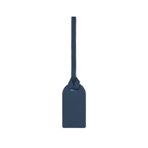 VINGA Baltimore Gepäckanhänger aus RCS recyceltem Polyester navy blau bedrucken, Art.-Nr. V8200225 VINGA Baltimore Gepäckanhänger aus RCS recyceltem Polyester navy blau bedrucken, Art.-Nr. V8200225