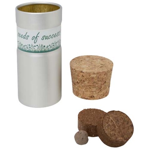 Hey Pots Schreibtisch-Garten-Kräutermischung, 3er-Set, silber bedrucken, Art.-Nr. 1PY00281 Hey Pots Schreibtisch-Garten-Kräutermischung, 3er-Set, silber bedrucken, Art.-Nr. 1PY00281