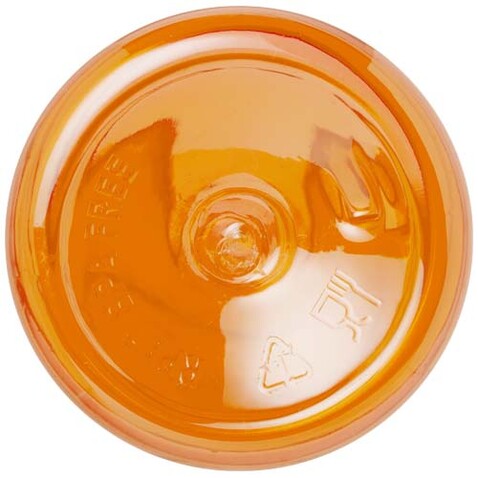 Bodhi 500 ml Sportflasche aus RPET, transparent orange bedrucken, Art.-Nr. 10073731 Bodhi 500 ml Sportflasche aus RPET, transparent orange bedrucken, Art.-Nr. 10073731
