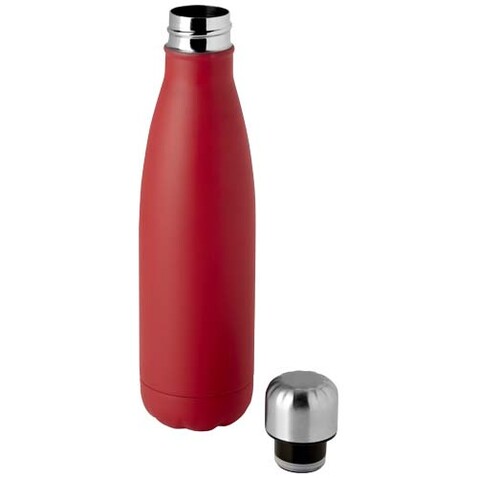 Cove 500 ml RCS-zertifizierte vakuumisolierte Edelstahlflasche, rot bedrucken, Art.-Nr. 10079021 Cove 500 ml RCS-zertifizierte vakuumisolierte Edelstahlflasche, rot bedrucken, Art.-Nr. 10079021