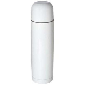 Sullivan 750 ml RCS-zertifizierte Vakuum Isolierflasche aus recyceltem Edelstahl, weiss bedrucken, Art.-Nr. 10079701