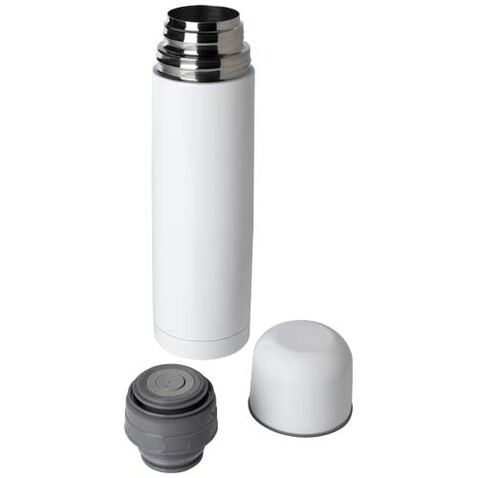 Sullivan 750 ml RCS-zertifizierte Vakuum Isolierflasche aus recyceltem Edelstahl, weiss bedrucken, Art.-Nr. 10079701 Sullivan 750 ml RCS-zertifizierte Vakuum Isolierflasche aus recyceltem Edelstahl, weiss bedrucken, Art.-Nr. 10079701