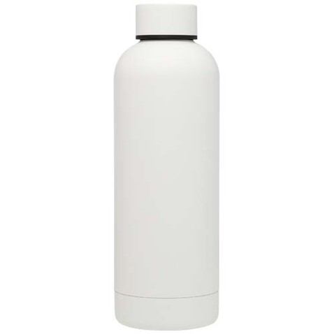 Spring 500 ml RCS-zertifizierte Kupfer-Vakuum Isolierflasche aus recyceltem Edelstahl, weiss bedrucken, Art.-Nr. 10079801 Spring 500 ml RCS-zertifizierte Kupfer-Vakuum Isolierflasche aus recyceltem Edelstahl, weiss bedrucken, Art.-Nr. 10079801