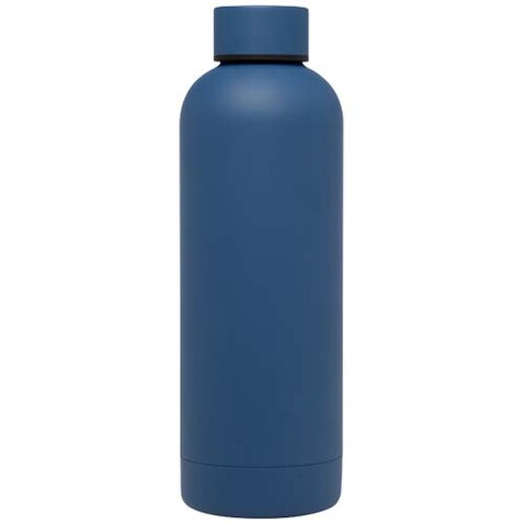 Spring 500 ml RCS-zertifizierte Kupfer-Vakuum Isolierflasche aus recyceltem Edelstahl, Ozeanblau bedrucken, Art.-Nr. 10079851