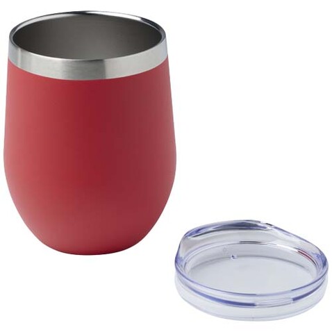 Corzo 350 ml RCS-zertifizierter Kupfer-Vakuum Isolierbecher aus recyceltem Edelstahl, rot bedrucken, Art.-Nr. 10079921 Corzo 350 ml RCS-zertifizierter Kupfer-Vakuum Isolierbecher aus recyceltem Edelstahl, rot bedrucken, Art.-Nr. 10079921