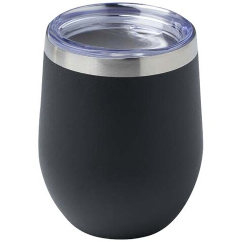 Corzo 350 ml RCS-zertifizierter Kupfer-Vakuum Isolierbecher aus recyceltem Edelstahl, schwarz bedrucken, Art.-Nr. 10079990 Corzo 350 ml RCS-zertifizierter Kupfer-Vakuum Isolierbecher aus recyceltem Edelstahl, schwarz bedrucken, Art.-Nr. 10079990