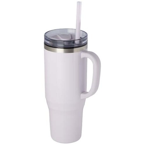 Melbourne 1200 ml RCS-zertifizierter Isolierbecher mit Strohhalm, fliederfarben bedrucken, Art.-Nr. 10080137 Melbourne 1200 ml RCS-zertifizierter Isolierbecher mit Strohhalm, fliederfarben bedrucken, Art.-Nr. 10080137