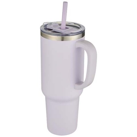 Sydney 1200 ml doppelwandiger RCS-zertifizierter Kupfer-Vakuum Isolierbecher mit Strohhalm, fliederfarben bedrucken, Art.-Nr. 10080237 Sydney 1200 ml doppelwandiger RCS-zertifizierter Kupfer-Vakuum Isolierbecher mit Strohhalm, fliederfarben bedrucken, Art.-Nr. 10080237