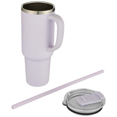 Sydney 1200 ml doppelwandiger RCS-zertifizierter Kupfer-Vakuum Isolierbecher mit Strohhalm, fliederfarben bedrucken, Art.-Nr. 10080237 Sydney 1200 ml doppelwandiger RCS-zertifizierter Kupfer-Vakuum Isolierbecher mit Strohhalm, fliederfarben bedrucken, Art.-Nr. 10080237