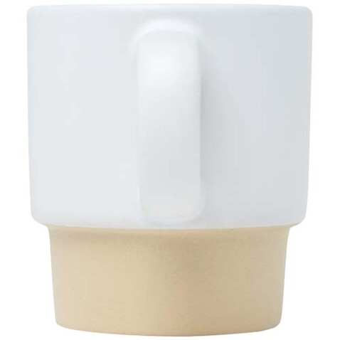 Olympia 130 ml stapelbarer Expresso Becher mit Tonboden, weiss bedrucken, Art.-Nr. 10080501