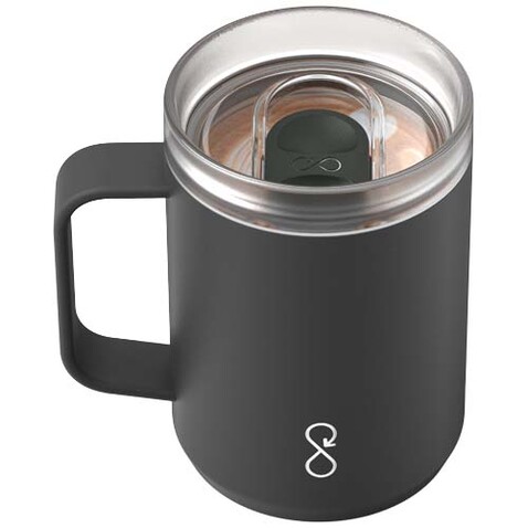 Ocean Bottle 350 ml vakuumisolierter Reisebecher, Obsidian Black bedrucken, Art.-Nr. 10081790 Ocean Bottle 350 ml vakuumisolierter Reisebecher, Obsidian Black bedrucken, Art.-Nr. 10081790