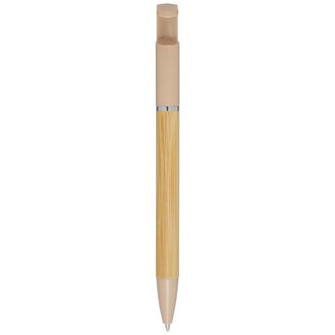 Delfina Stift Smartphoneständer (schwarze Mine), Oatmeal bedrucken, Art.-Nr. 10789807 Delfina Stift Smartphoneständer (schwarze Mine), Oatmeal bedrucken, Art.-Nr. 10789807