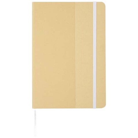 Nelida A5 Hardcover Notizbuch aus recyceltem Karton, weiss bedrucken, Art.-Nr. 10790301 Nelida A5 Hardcover Notizbuch aus recyceltem Karton, weiss bedrucken, Art.-Nr. 10790301