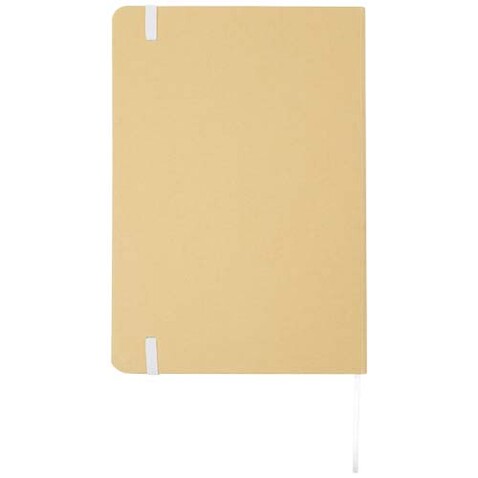 Nelida A5 Hardcover Notizbuch aus recyceltem Karton, weiss bedrucken, Art.-Nr. 10790301 Nelida A5 Hardcover Notizbuch aus recyceltem Karton, weiss bedrucken, Art.-Nr. 10790301