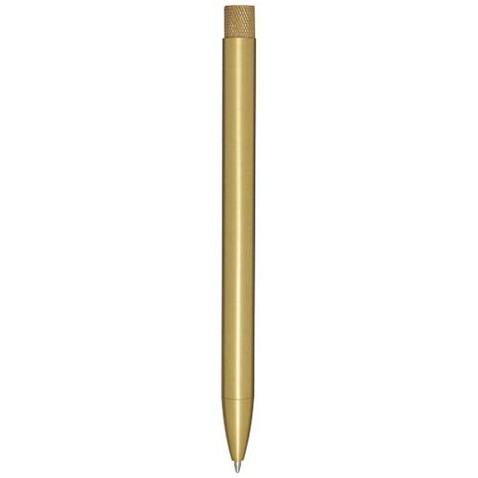 Beatriz Kugelschreiber aus recyceltem Messing (schwarze Mine), gold bedrucken, Art.-Nr. 10791814 Beatriz Kugelschreiber aus recyceltem Messing (schwarze Mine), gold bedrucken, Art.-Nr. 10791814