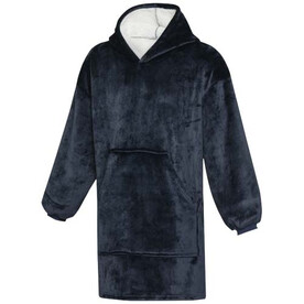 Denali GRS Hoodie-Decke, dunkelblau bedrucken, Art.-Nr. 11332855