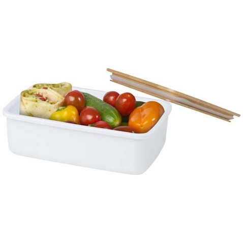 Mangi 500 ml Lunchbox, weiss bedrucken, Art.-Nr. 11336901 Mangi 500 ml Lunchbox, weiss bedrucken, Art.-Nr. 11336901