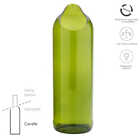 Originalhome 750 ml Wasserkaraffe, grün bedrucken, Art.-Nr. 11340661