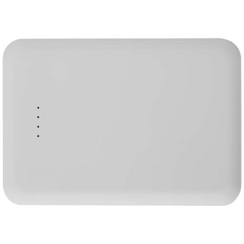 Asama 5000 mAh Typ-C Powerbank aus recyceltem Kunststoff, weiss bedrucken, Art.-Nr. 12438301 Asama 5000 mAh Typ-C Powerbank aus recyceltem Kunststoff, weiss bedrucken, Art.-Nr. 12438301