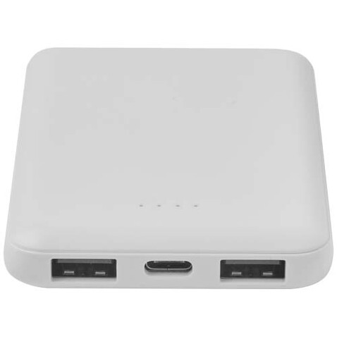 Asama 5000 mAh Typ-C Powerbank aus recyceltem Kunststoff, weiss bedrucken, Art.-Nr. 12438301 Asama 5000 mAh Typ-C Powerbank aus recyceltem Kunststoff, weiss bedrucken, Art.-Nr. 12438301