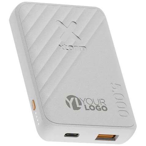 Xtorm XG205 Go2 12 W 5000 mAh Schnelllade-Powerbank, weiss bedrucken, Art.-Nr. 12440901 Xtorm XG205 Go2 12 W 5000 mAh Schnelllade-Powerbank, weiss bedrucken, Art.-Nr. 12440901