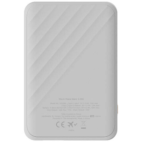 Xtorm XG205 Go2 12 W 5000 mAh Schnelllade-Powerbank, weiss bedrucken, Art.-Nr. 12440901 Xtorm XG205 Go2 12 W 5000 mAh Schnelllade-Powerbank, weiss bedrucken, Art.-Nr. 12440901