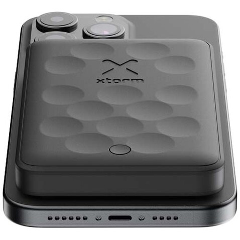 Xtorm FS5W051 5000 mAh magnetische kabellose Powerbank, schwarz bedrucken, Art.-Nr. 12441090 Xtorm FS5W051 5000 mAh magnetische kabellose Powerbank, schwarz bedrucken, Art.-Nr. 12441090