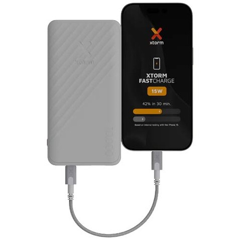 Xtorm XG210 Go2 15W 10.000 mAh Schnelllade-Powerbank, weiss bedrucken, Art.-Nr. 12441106 Xtorm XG210 Go2 15W 10.000 mAh Schnelllade-Powerbank, weiss bedrucken, Art.-Nr. 12441106