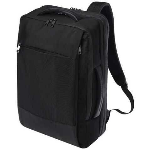 Expedition Pro 35L, 17" GRS recycelter erweiterbarer Laptop-Rucksack, schwarz bedrucken, Art.-Nr. 13005790 Expedition Pro 35L, 17" GRS recycelter erweiterbarer Laptop-Rucksack, schwarz bedrucken, Art.-Nr. 13005790