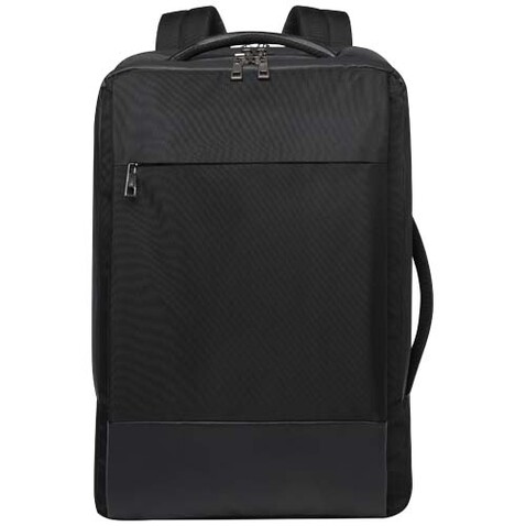 Expedition Pro 35L, 17" GRS recycelter erweiterbarer Laptop-Rucksack, schwarz bedrucken, Art.-Nr. 13005790 Expedition Pro 35L, 17" GRS recycelter erweiterbarer Laptop-Rucksack, schwarz bedrucken, Art.-Nr. 13005790