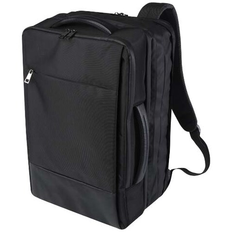 Expedition Pro 35L, 17" GRS recycelter erweiterbarer Laptop-Rucksack, schwarz bedrucken, Art.-Nr. 13005790 Expedition Pro 35L, 17" GRS recycelter erweiterbarer Laptop-Rucksack, schwarz bedrucken, Art.-Nr. 13005790