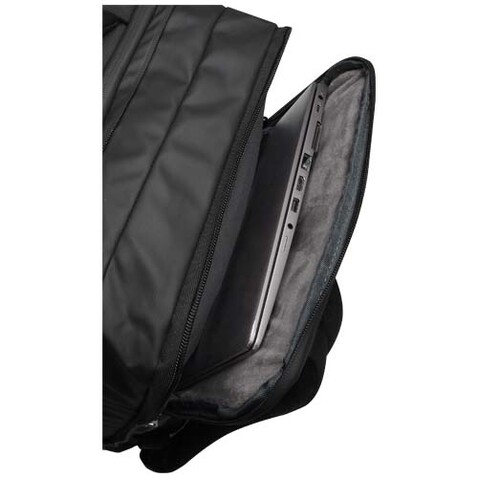 Expedition Pro 35L, 17" GRS recycelter erweiterbarer Laptop-Rucksack, schwarz bedrucken, Art.-Nr. 13005790 Expedition Pro 35L, 17" GRS recycelter erweiterbarer Laptop-Rucksack, schwarz bedrucken, Art.-Nr. 13005790