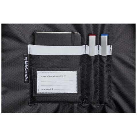 Moleskine Metro Rucksack, schwarz bedrucken, Art.-Nr. 13006990 Moleskine Metro Rucksack, schwarz bedrucken, Art.-Nr. 13006990