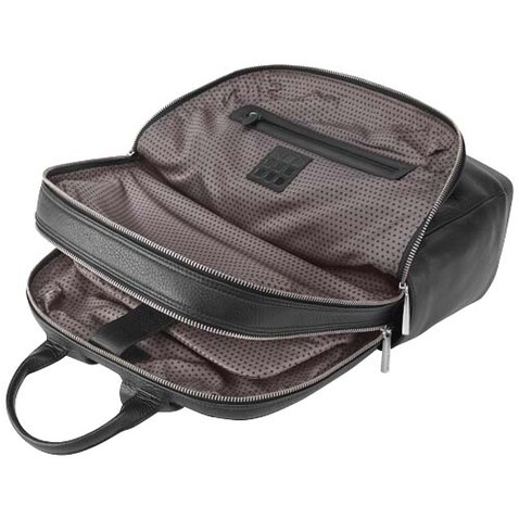 Moleskine Classic Pro Rucksack aus Leder, schwarz bedrucken, Art.-Nr. 13007290 Moleskine Classic Pro Rucksack aus Leder, schwarz bedrucken, Art.-Nr. 13007290