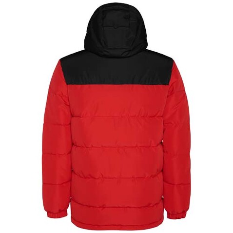 Tallin Steppjacke für Kinder, rot, schwarz bedrucken, Art.-Nr. K50758KD