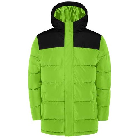 Tallin Steppjacke für Kinder, limone, schwarz bedrucken, Art.-Nr. K5075C2M