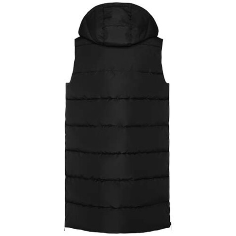 Reine Steppweste für Damen, schwarz bedrucken, Art.-Nr. R50763O1