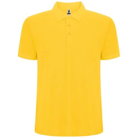 Pegaso Premium Poloshirt für Herren, gelb bedrucken, Art.-Nr. R66091B1