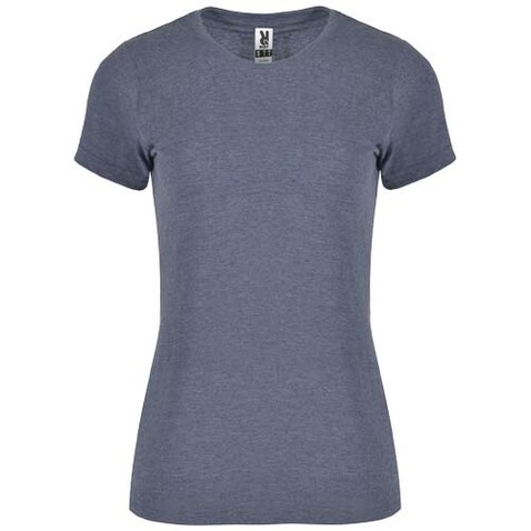 Fox T-Shirt für Damen, Heather Denim Blue bedrucken, Art.-Nr. R66611L1 Fox T-Shirt für Damen, Heather Denim Blue bedrucken, Art.-Nr. R66611L1
