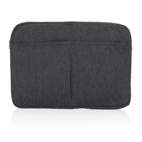 Laluka AWARE™ 15,6" Laptoptasche aus recycelter Baumwolle anthrazit bedrucken, Art.-Nr. P788.149