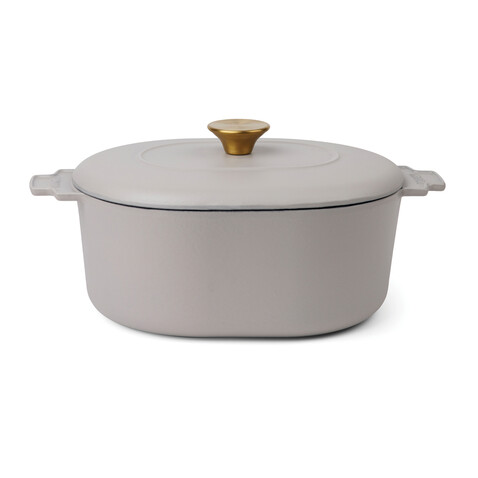 VINGA Monte Heritage Kokotte 4 L grau bedrucken, Art.-Nr. V2615002