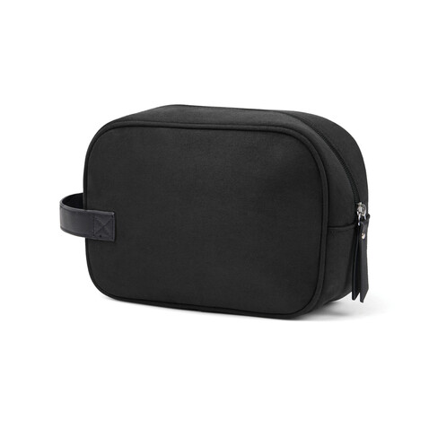 VINGA Marlow Kosmetiktasche aus RCS recyceltem Polyester schwarz bedrucken, Art.-Nr. V7030001 VINGA Marlow Kosmetiktasche aus RCS recyceltem Polyester schwarz bedrucken, Art.-Nr. V7030001