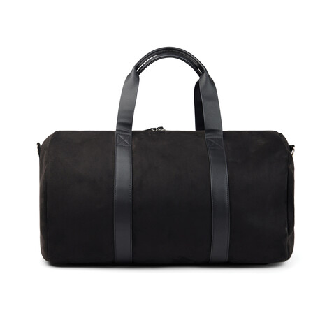 VINGA Marlow Wochenendtasche RCS aus recyceltem Polyester schwarz bedrucken, Art.-Nr. V7070101