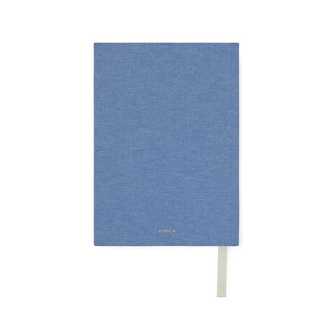 VINGA "One memory a day" GRS-recyceltes Papierjournal blau bedrucken, Art.-Nr. V7730205 VINGA "One memory a day" GRS-recyceltes Papierjournal blau bedrucken, Art.-Nr. V7730205