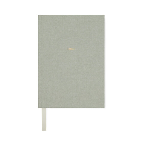 VINGA Mind GRS-recyceltes Papierjournal grün bedrucken, Art.-Nr. V7730407 VINGA Mind GRS-recyceltes Papierjournal grün bedrucken, Art.-Nr. V7730407